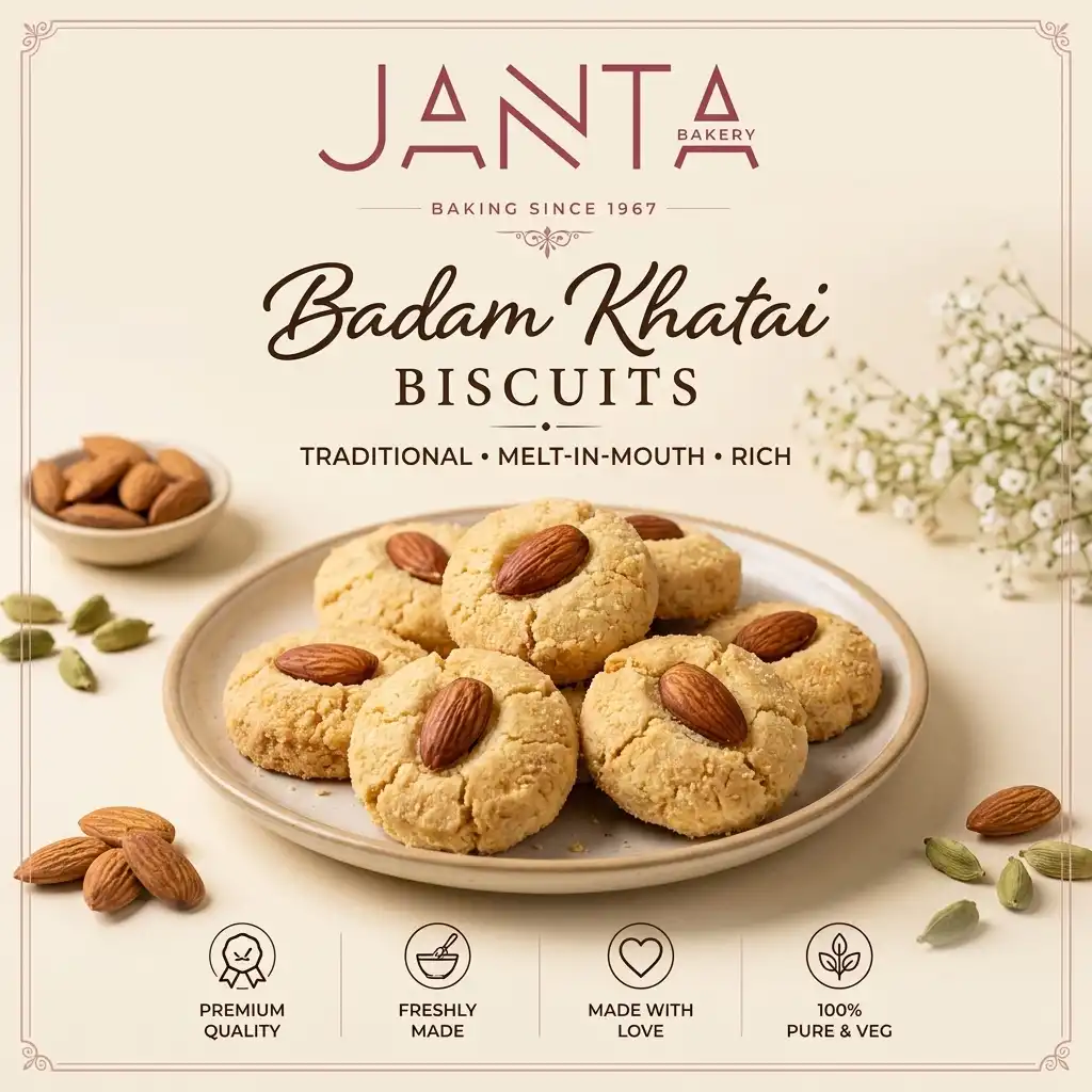 Badam Khatai Biscuit