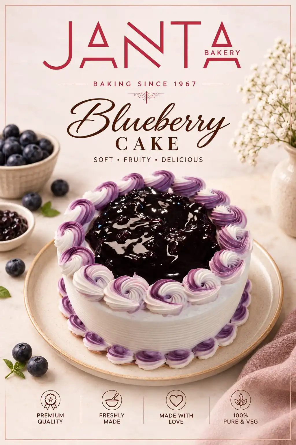 Special Blueberry Cake