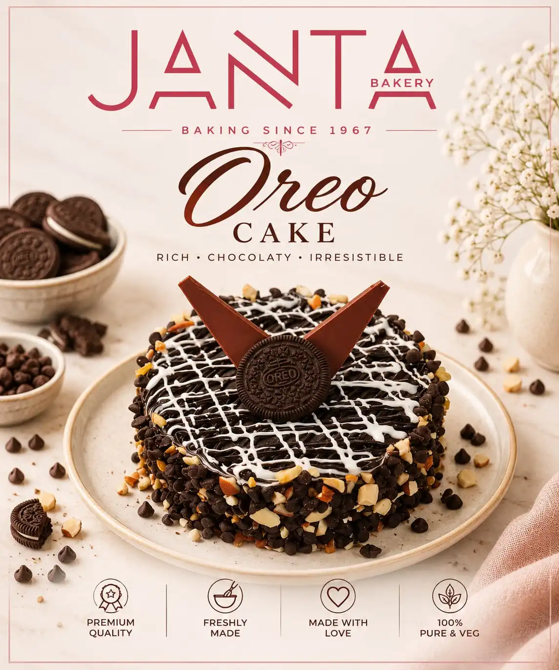 Chocolate Oreo Cake