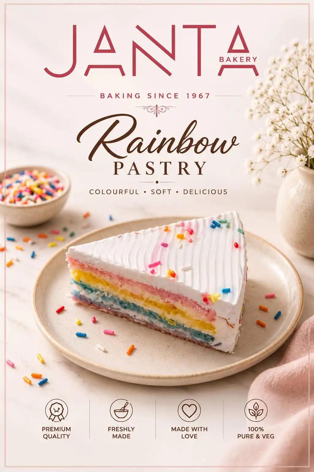 Rainbow Pastry