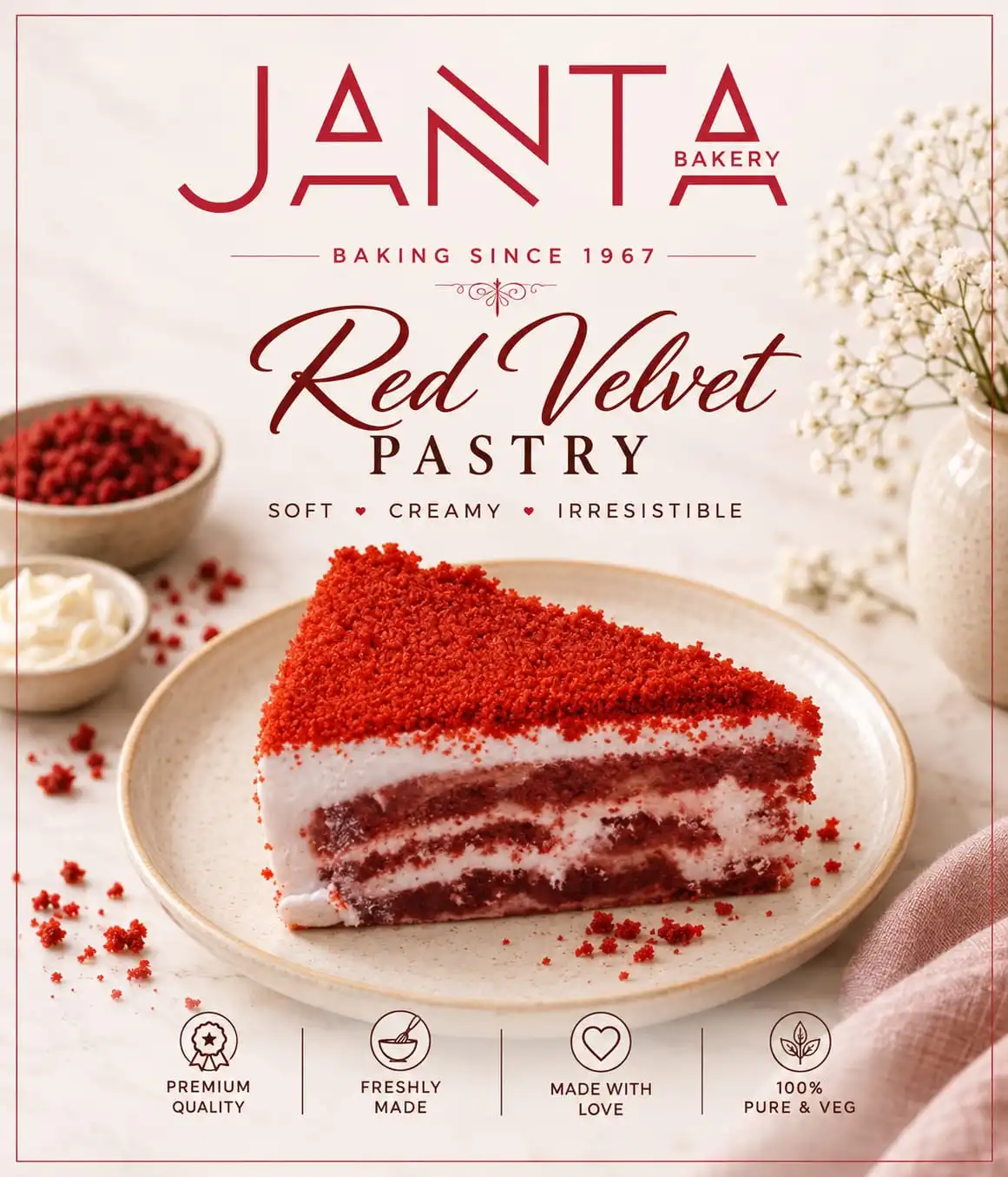 Red Velvet Pastry